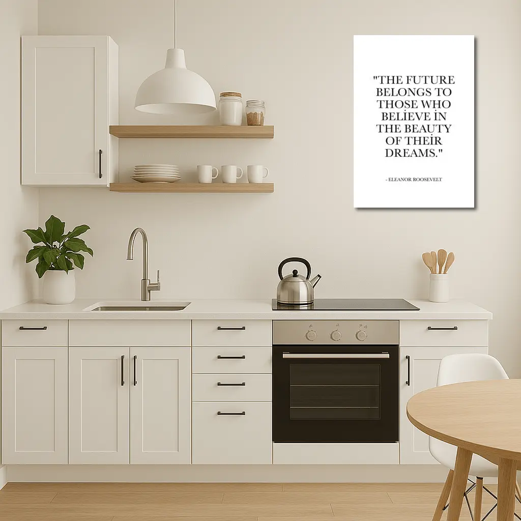 Eleanor Roosevelt Future Belongs Dreams Quote – Wall Art