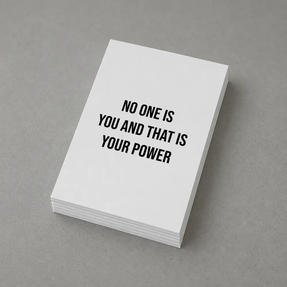 No One Is You That Is Your Power – Postcards
