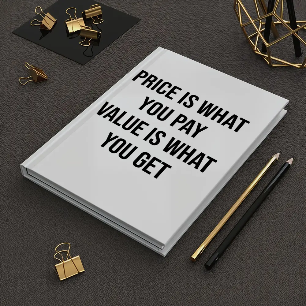 Price Is What You Pay Value Quote – Notebooks