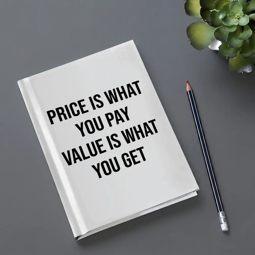 Price Is What You Pay Value Quote – Notebooks