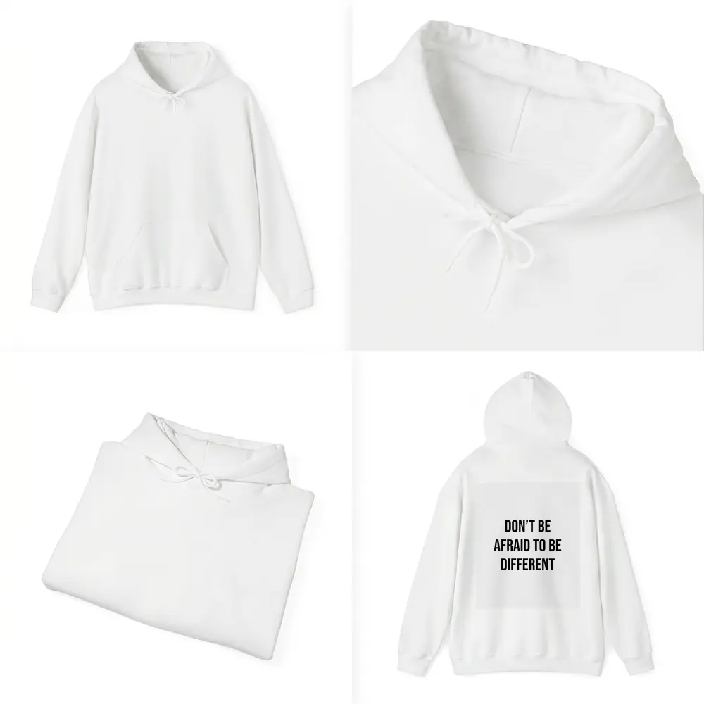 Don't Be Afraid To Be Different Quote – Hoodies