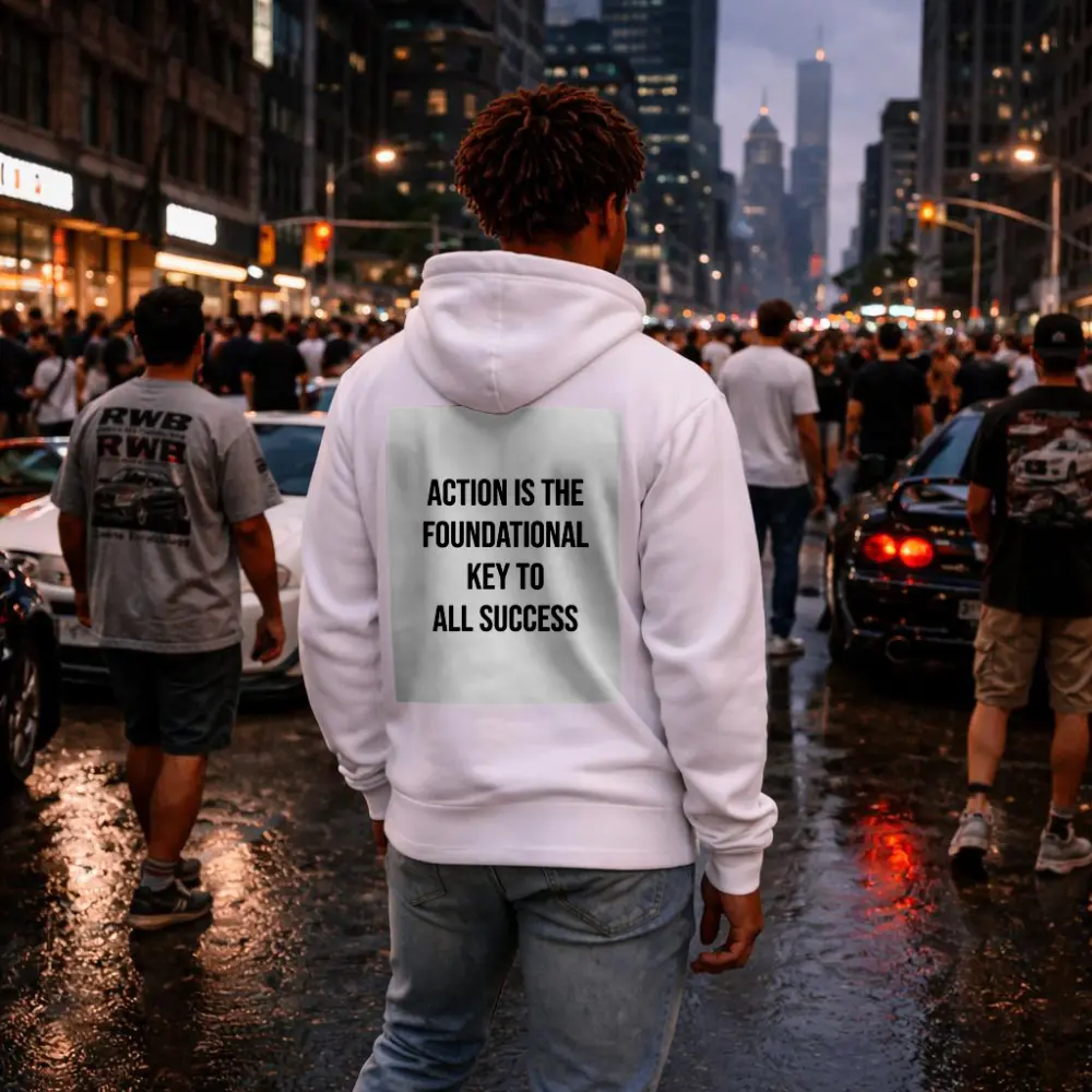 Action Is The Foundational Key To Success – Hoodies