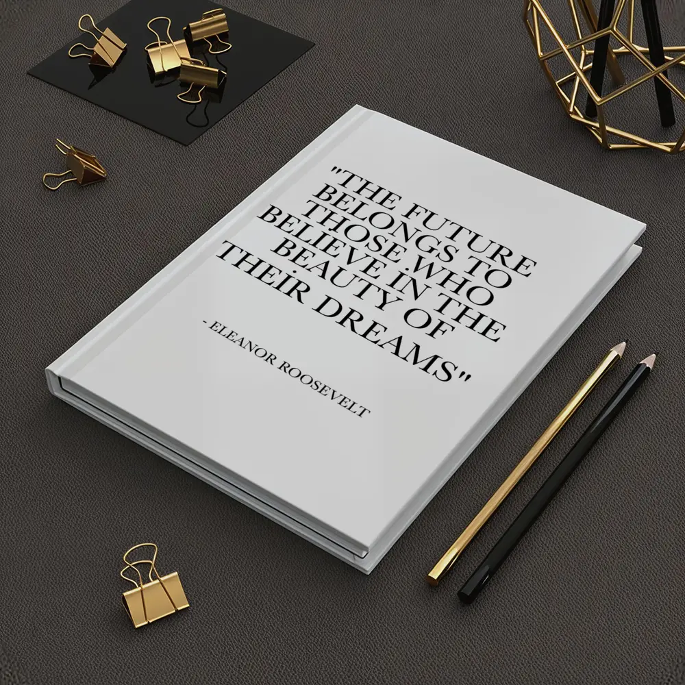 Eleanor Roosevelt Future Belongs Dreams Quote – Notebooks