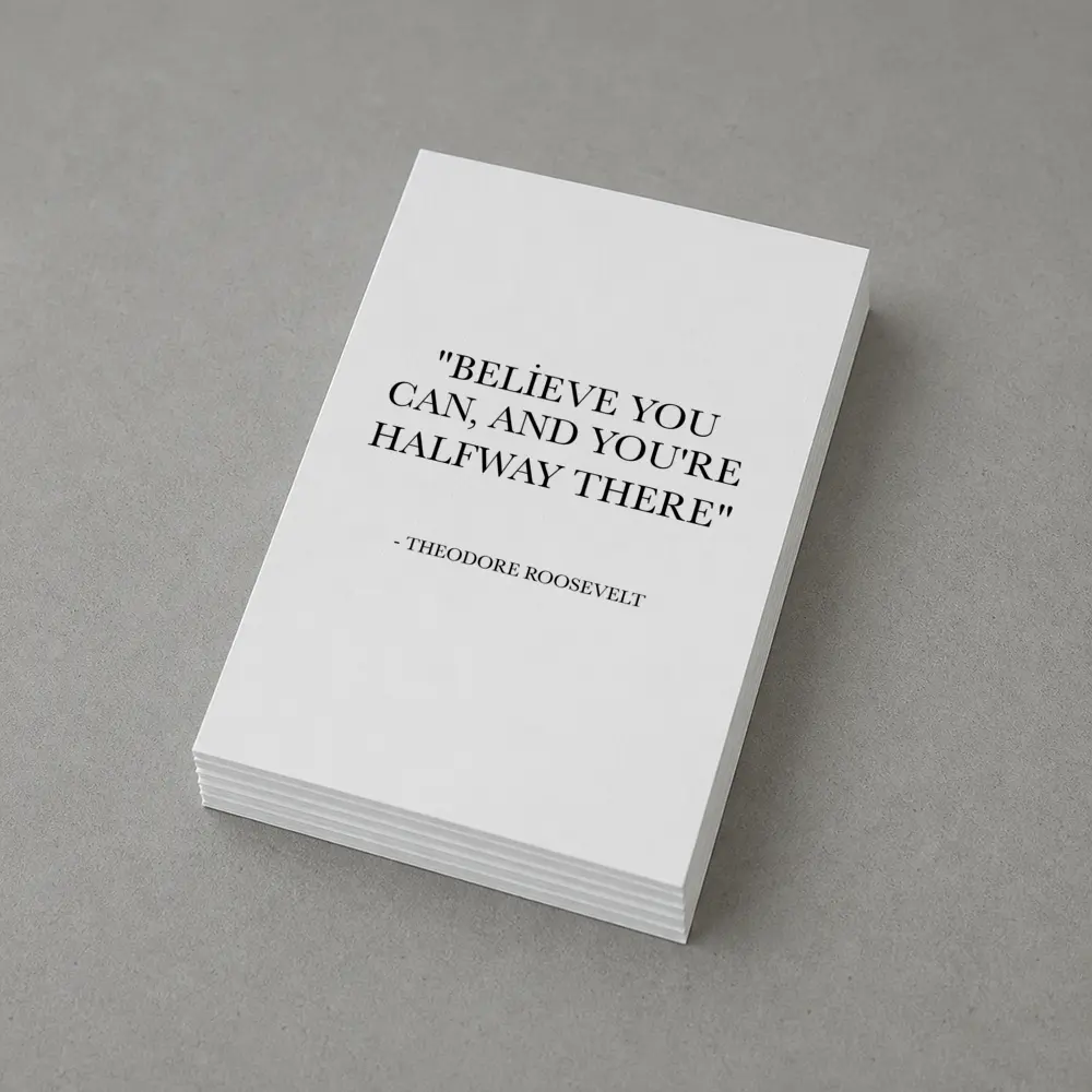 Theodore Roosevelt Believe You Can Quote – Postcards