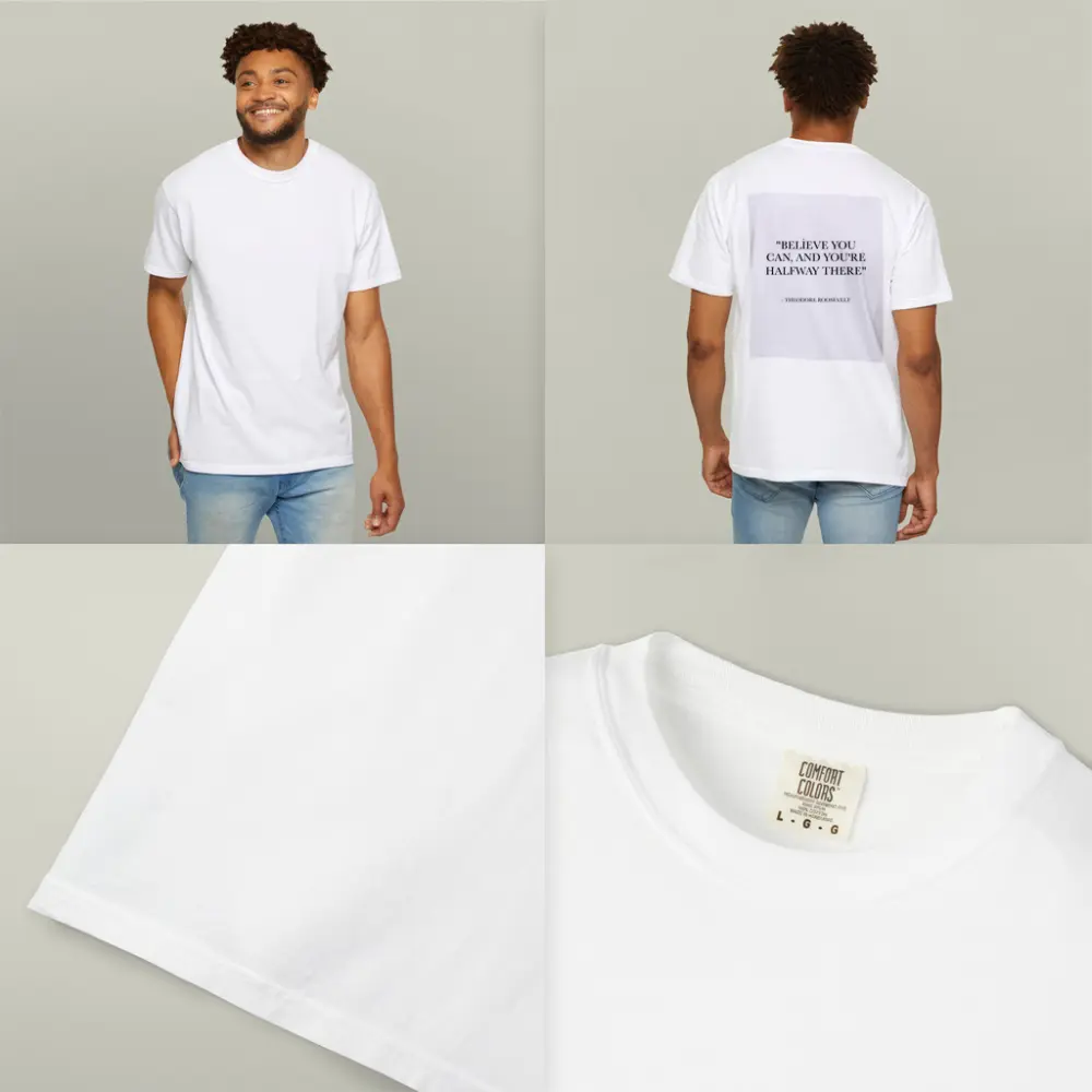 Theodore Roosevelt Believe You Can Quote – T-Shirts