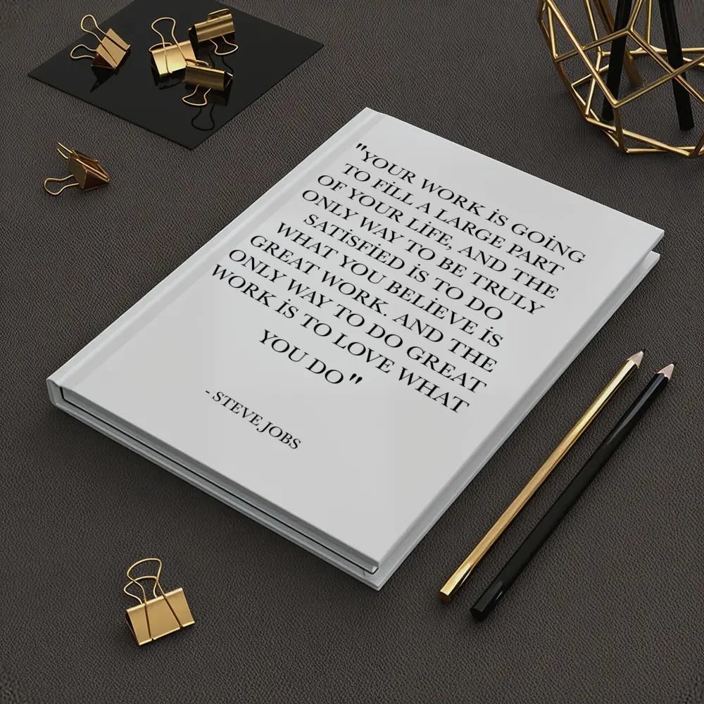 Steve Jobs Love What You Do Quote – Notebooks