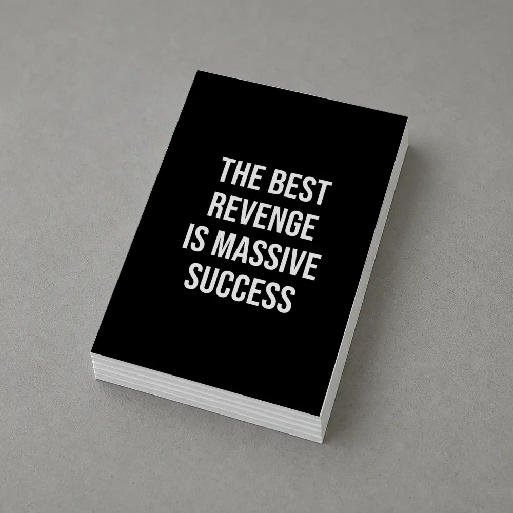 The Best Revenge Is Massive Success Quote – Postcards