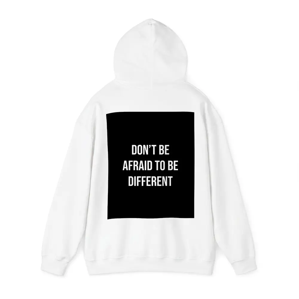 Don't Be Afraid To Be Different Black – Hoodies
