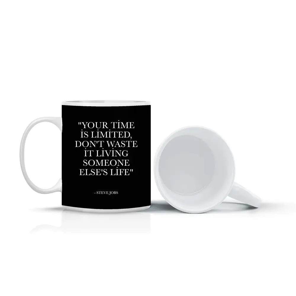 Steve Jobs Your Time Is Limited Quote – Mugs