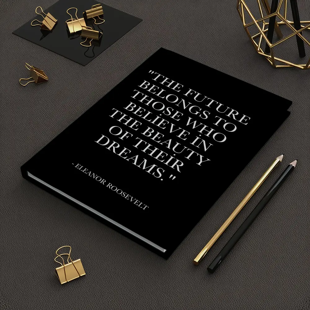 Eleanor Roosevelt Future Belongs Dreams Quote – Notebooks