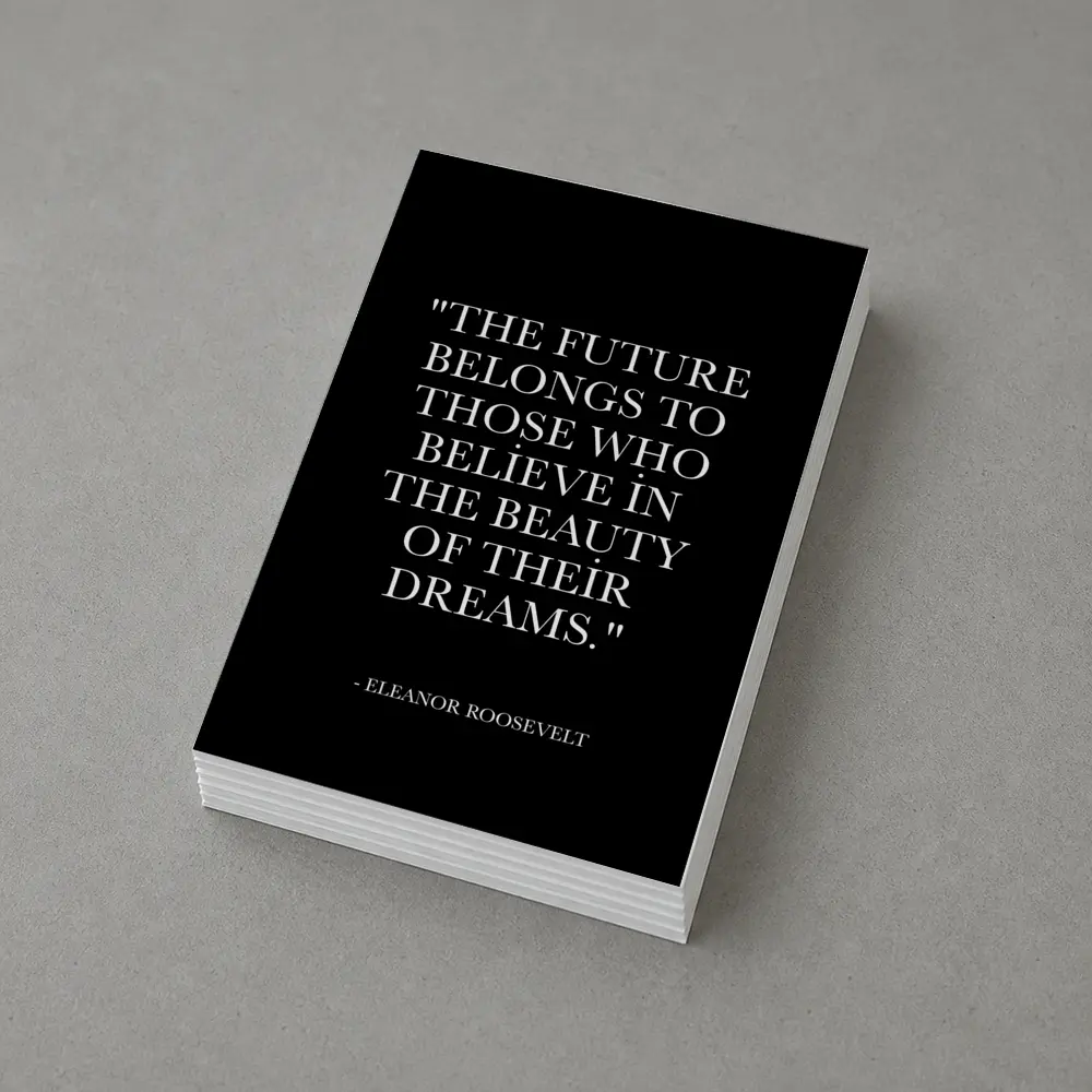 Eleanor Roosevelt Future Belongs Dreams Quote – Postcards