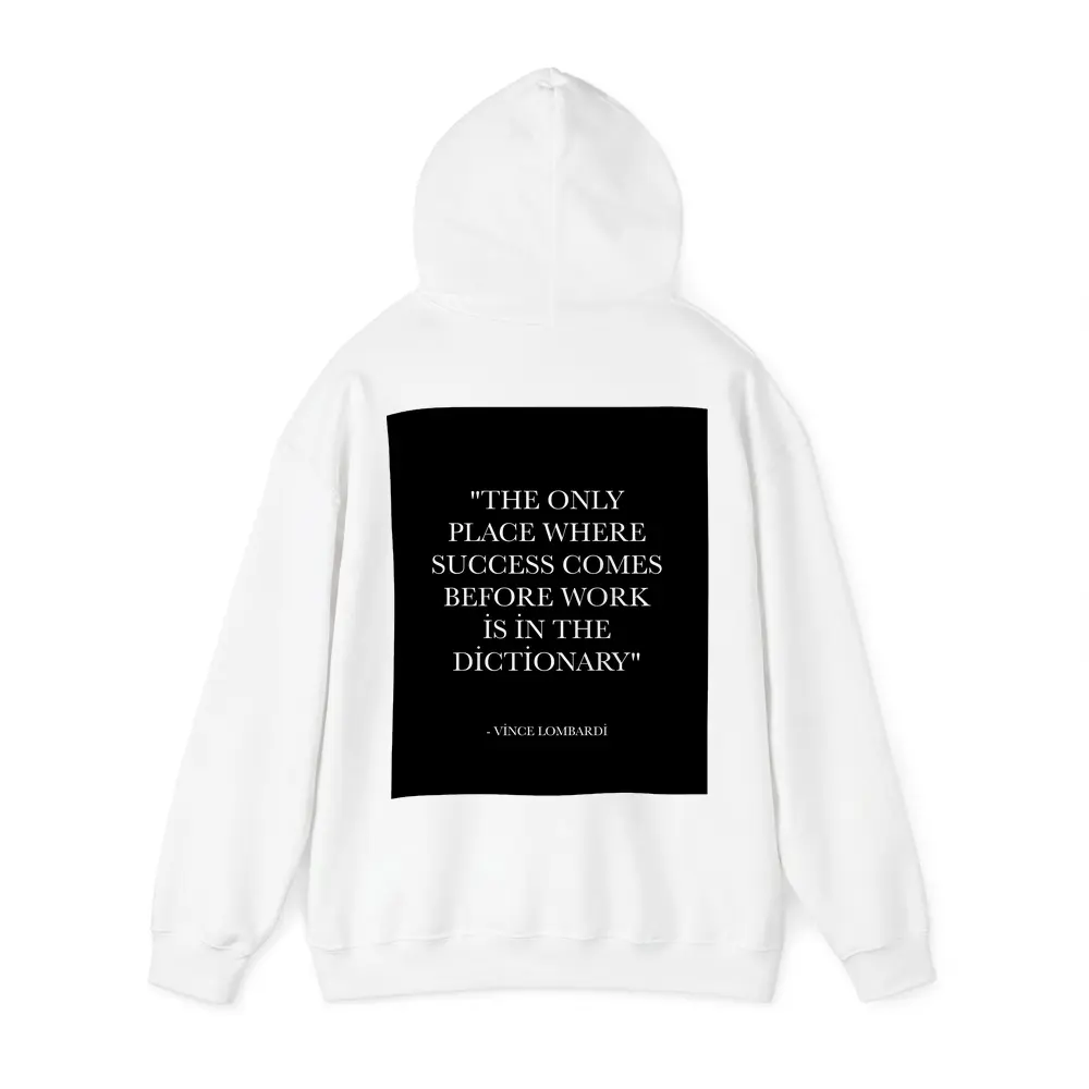 Vince Lombardi Success Quote Black Poster – Hoodies