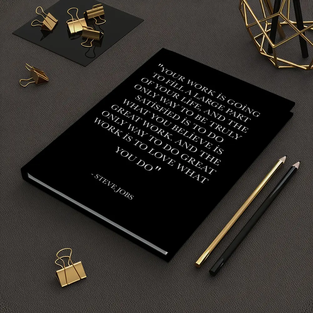 Steve Jobs Love What You Do Quote – Notebooks