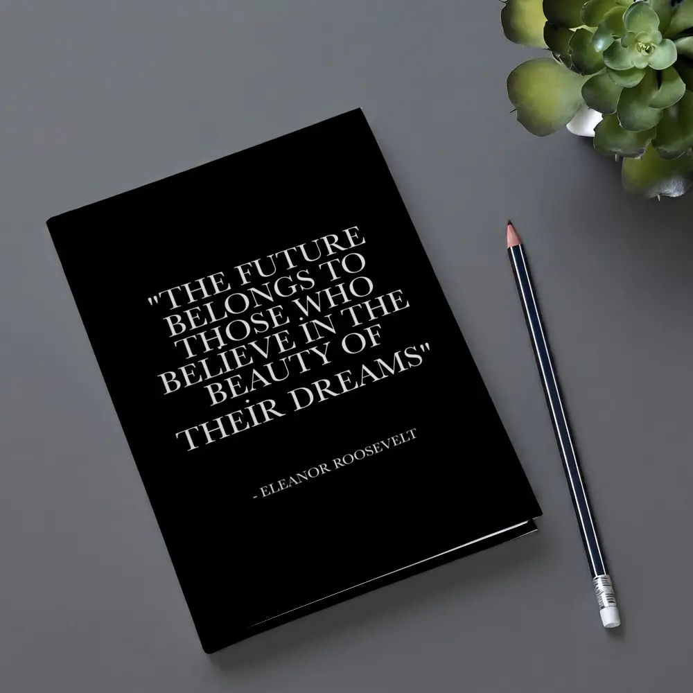 Eleanor Roosevelt Future Dreams Inspirational Quote – Notebooks