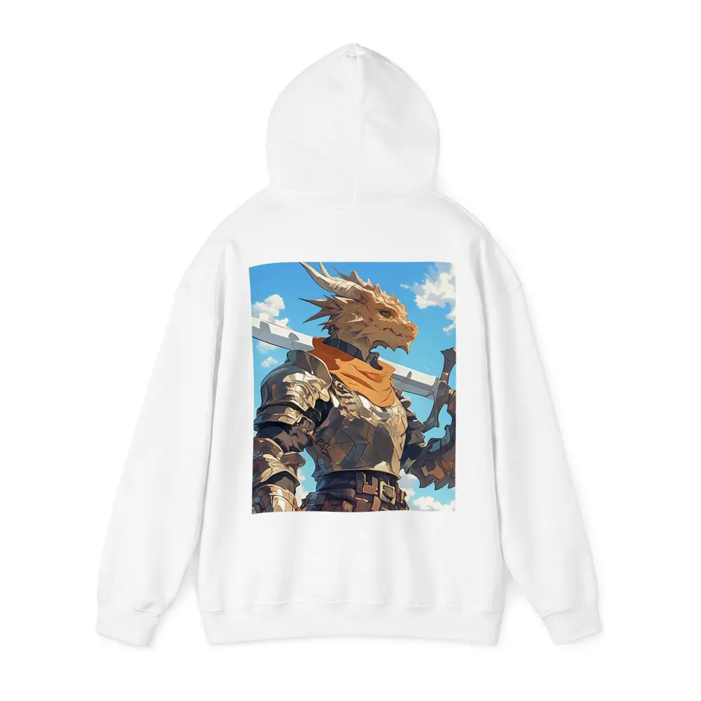 Dragon Knight Armor Sword Blue Sky – Hoodies