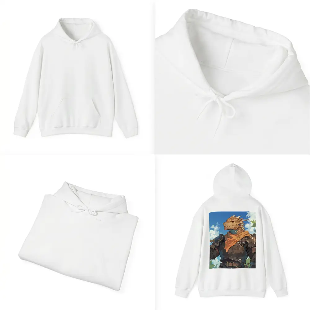 Dragon Knight Warrior Anime Art Forest – Hoodies