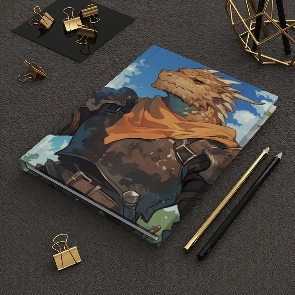 Dragon Knight Warrior Anime Art Forest – Notebooks