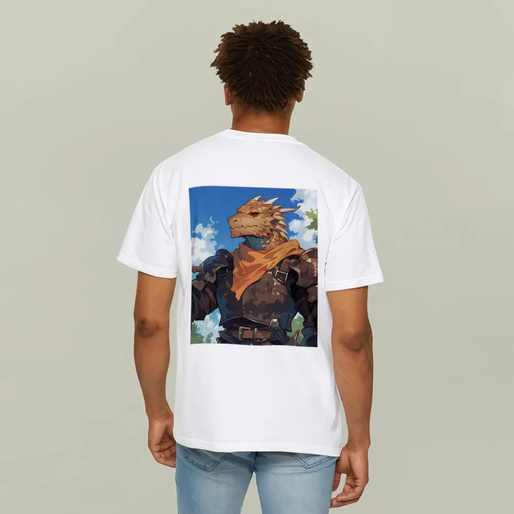 Dragon Knight Warrior Anime Art Forest – T-Shirts
