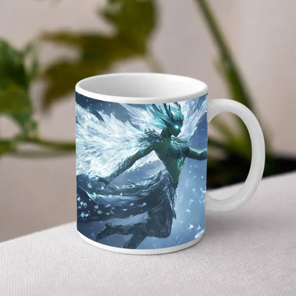 Ice Angel Fantasy Figure Snowflake Storm – Mugs