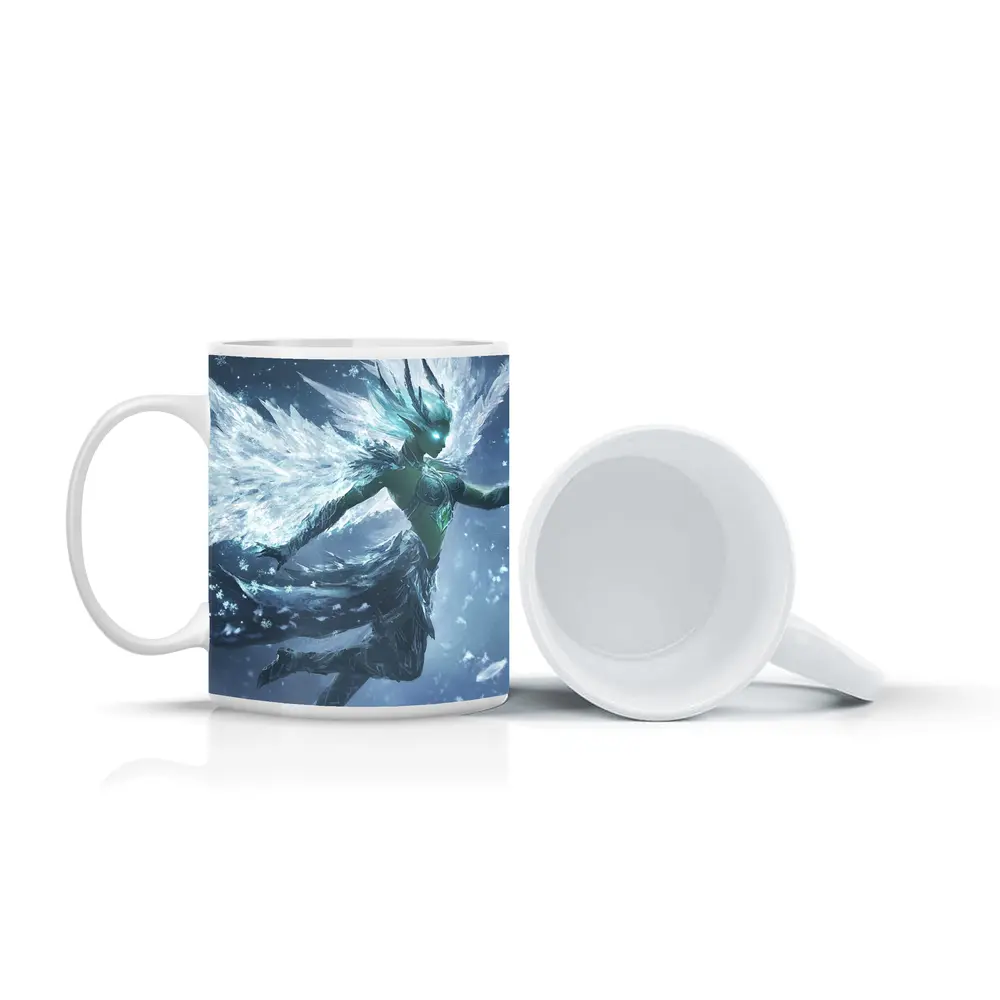 Ice Angel Fantasy Figure Snowflake Storm – Mugs