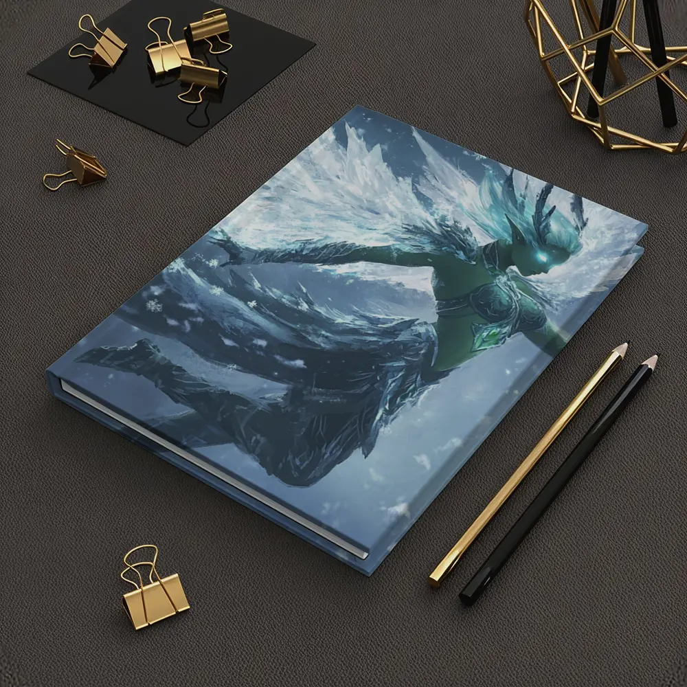Ice Angel Fantasy Figure Snowflake Storm – Notebooks
