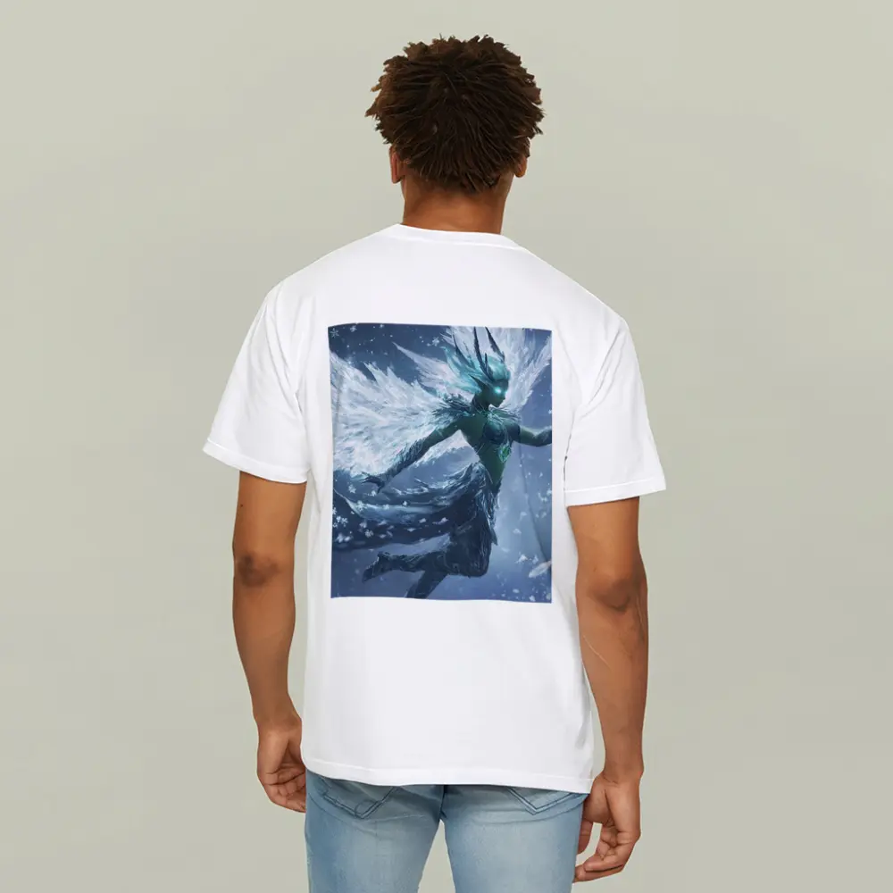 Ice Angel Fantasy Figure Snowflake Storm – T-Shirts