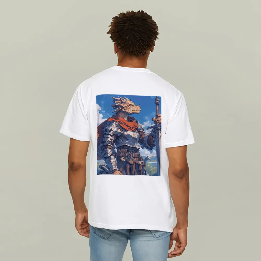 Dragon Knight Warrior Anime Fantasy Sky – T-Shirts