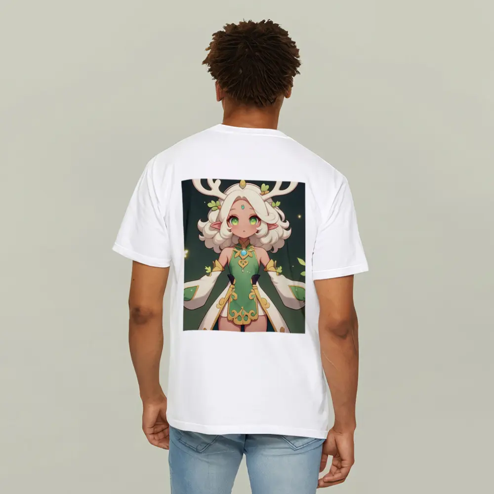 Anime Forest Spirit Girl With Antlers – T-Shirts