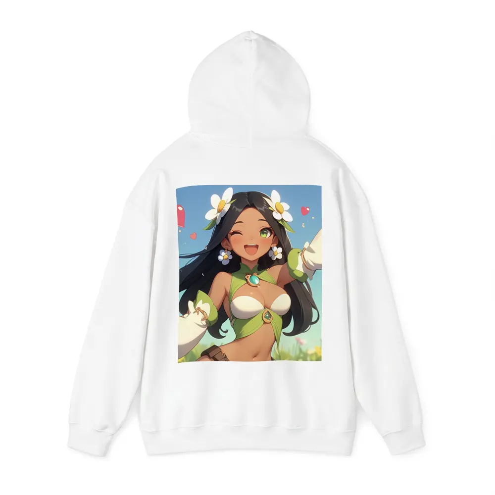 Anime Girl Daisy Flowers Summer Field – Hoodies