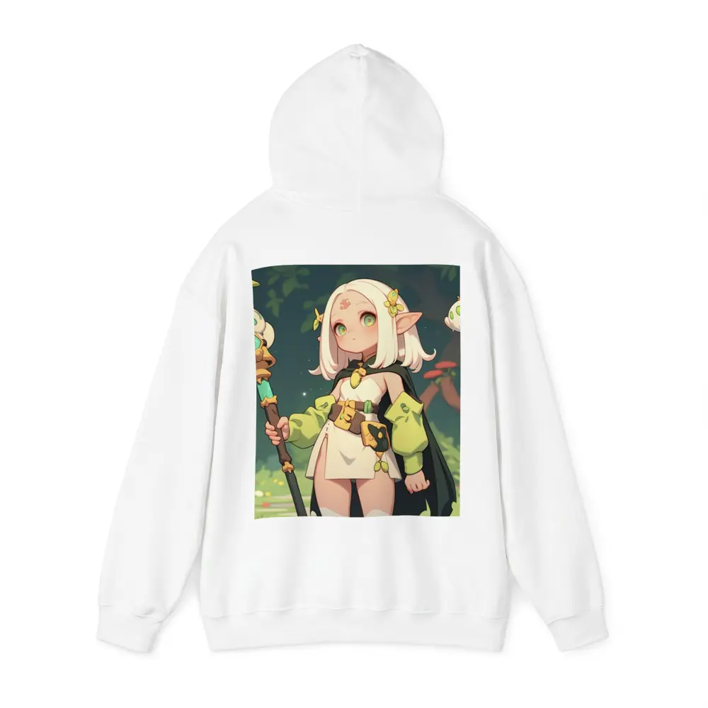 Anime Elf Girl Mage Forest Nature – Hoodies