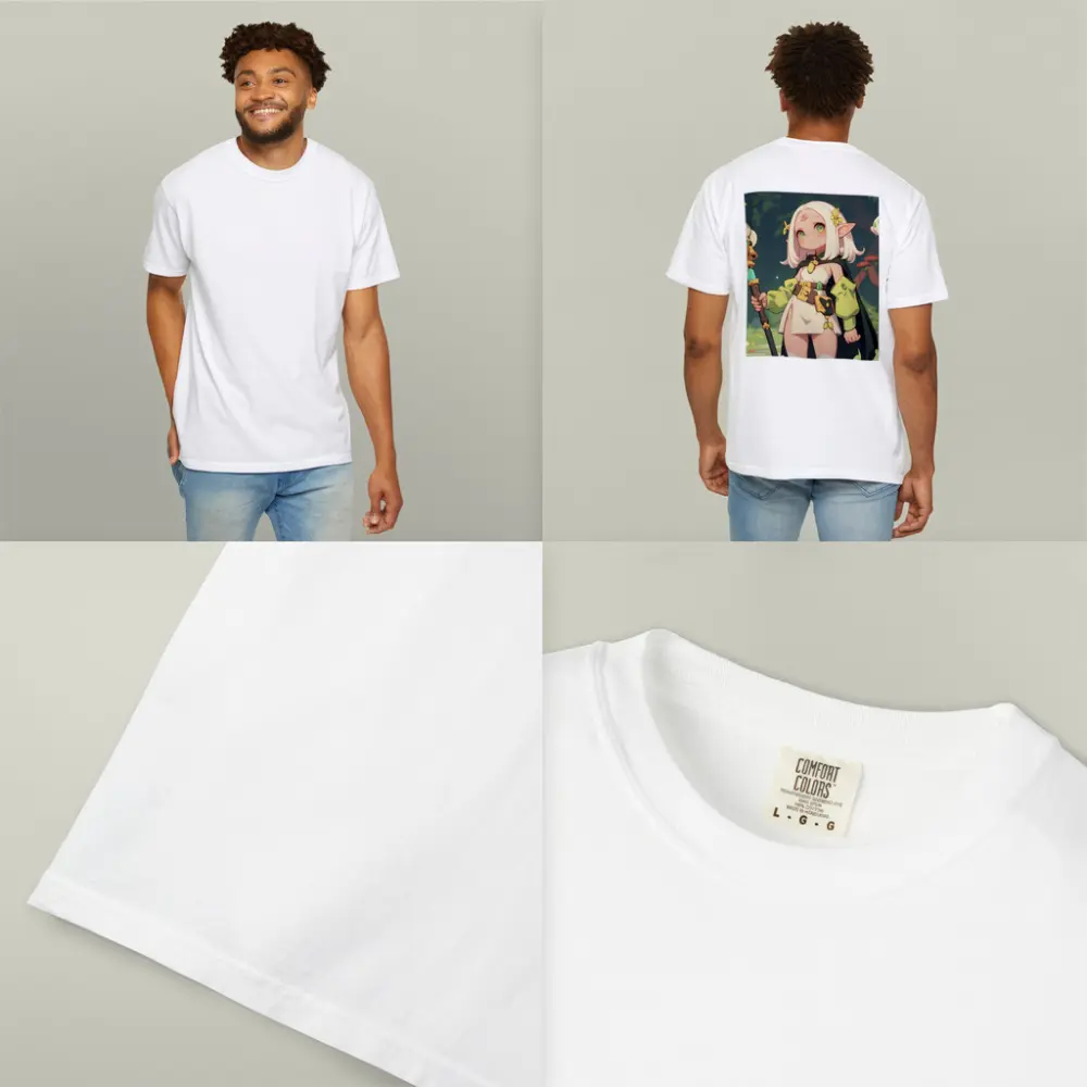Anime Elf Girl Mage Forest Nature – T-Shirts