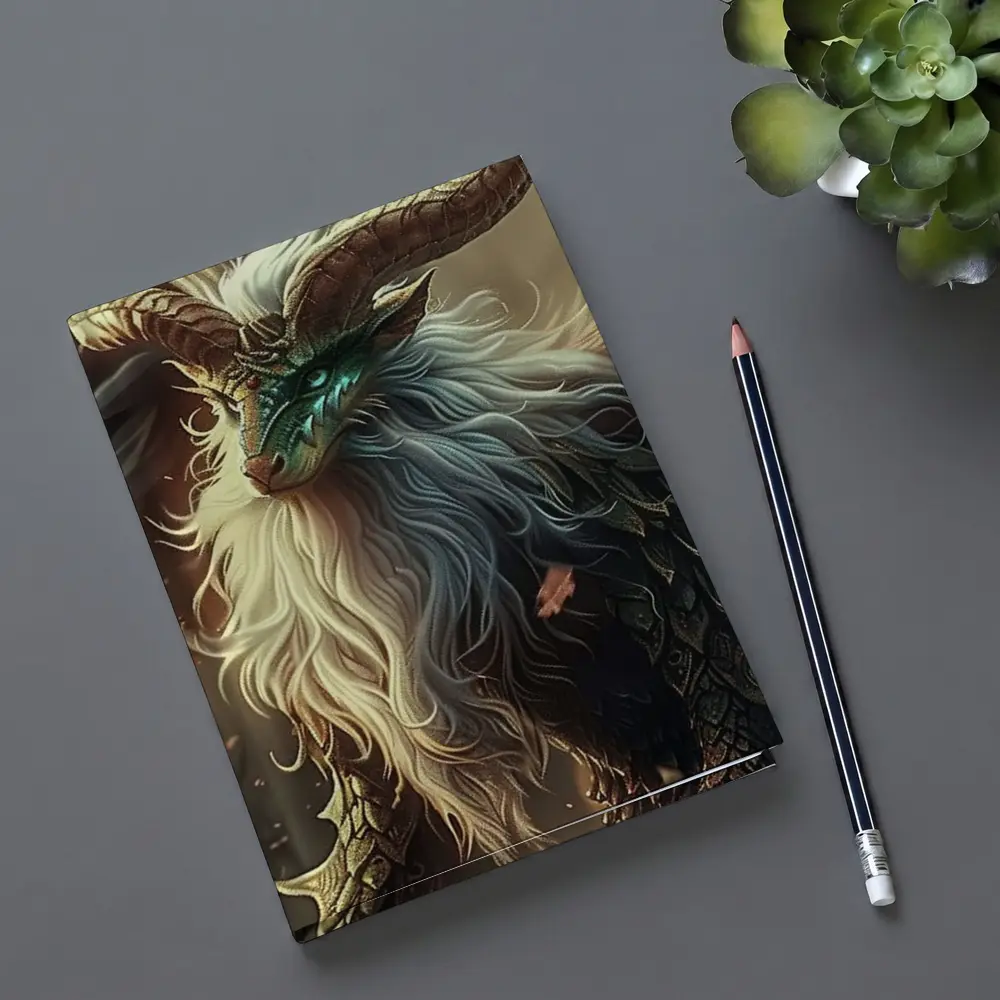 Dragon Beast Fantasy Creature Forest Art – Notebooks
