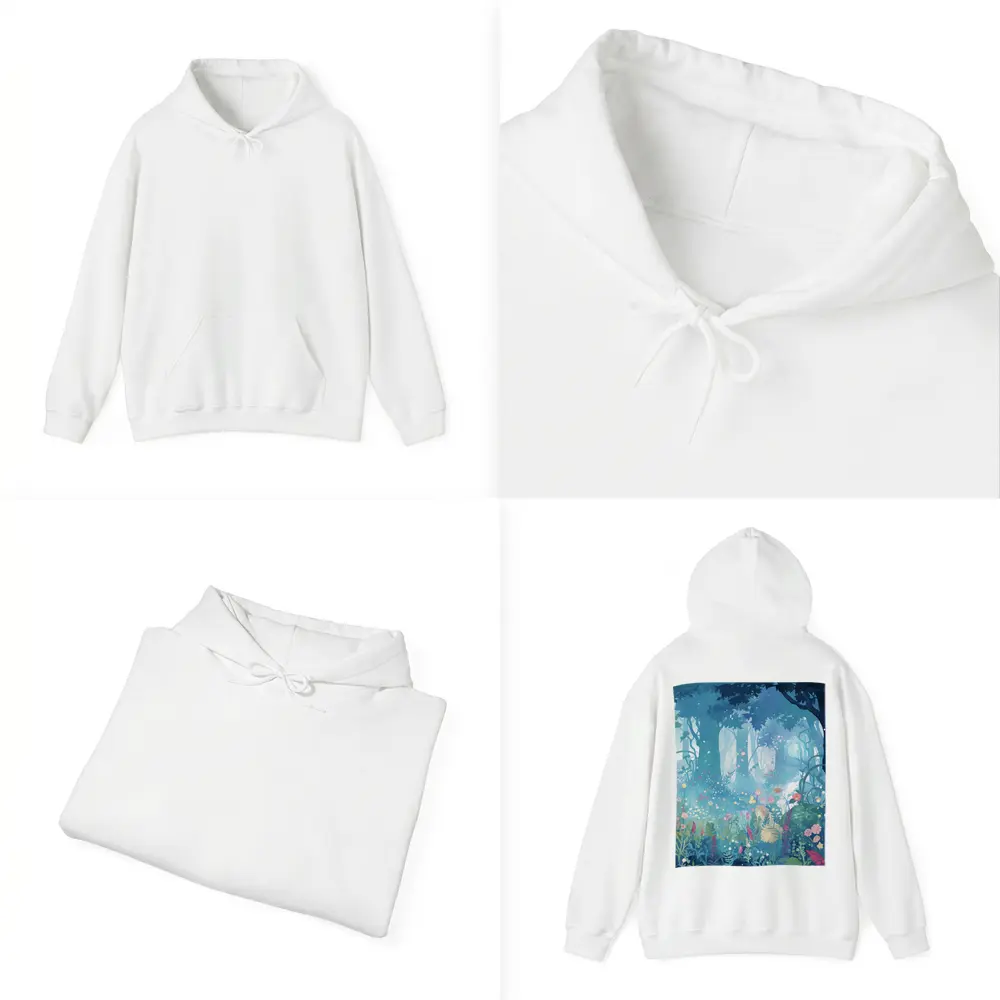 Enchanted Forest Garden Anime Floral Night – Hoodies