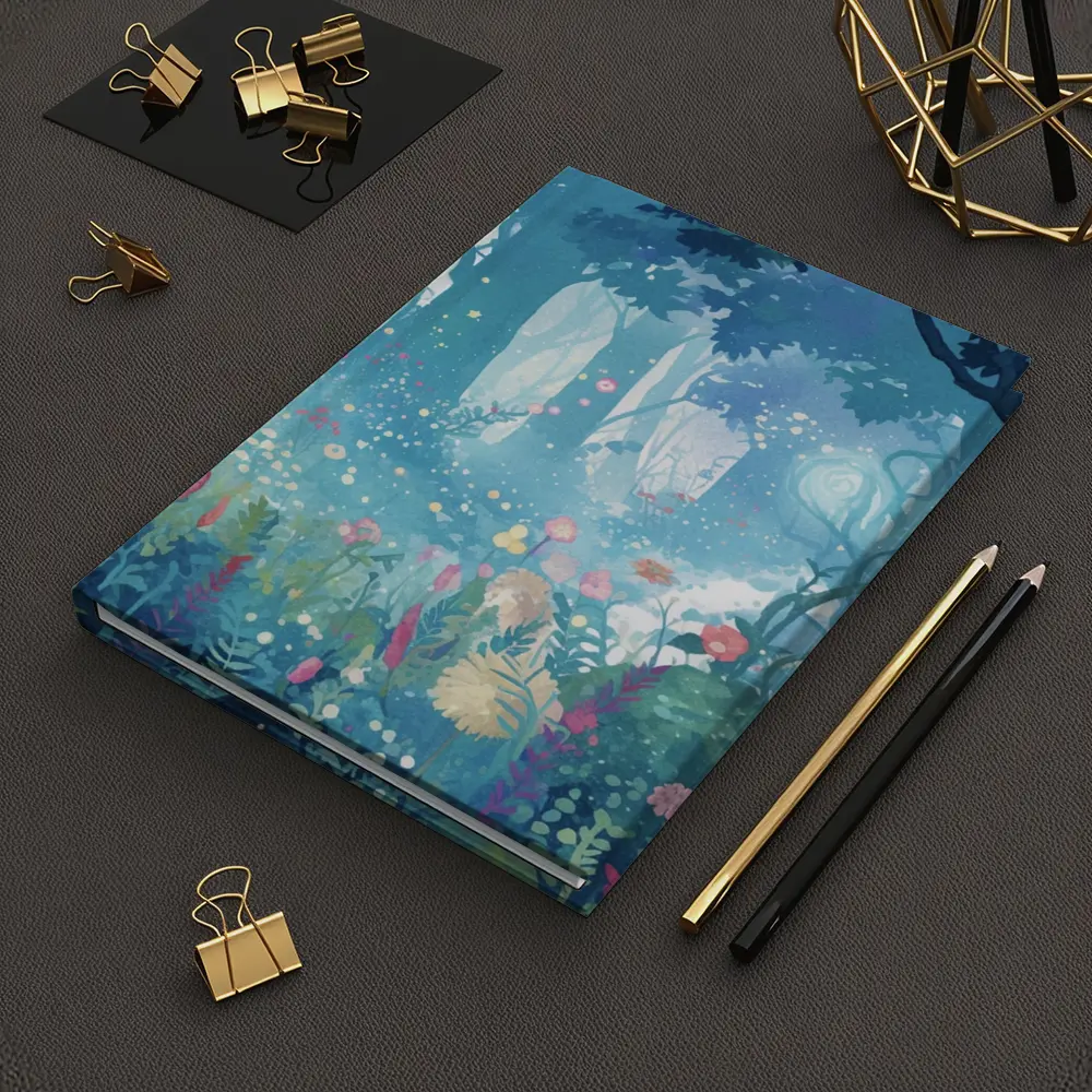 Enchanted Forest Garden Anime Floral Night – Notebooks