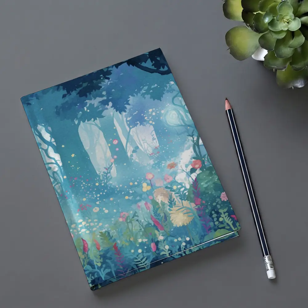 Enchanted Forest Garden Anime Floral Night – Notebooks