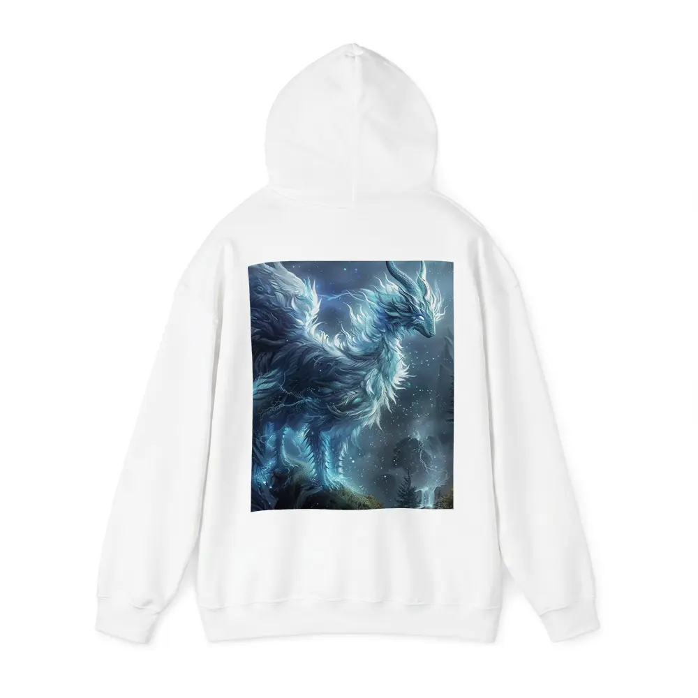 Glowing Fantasy Beast Mountain Forest Art – Hoodies