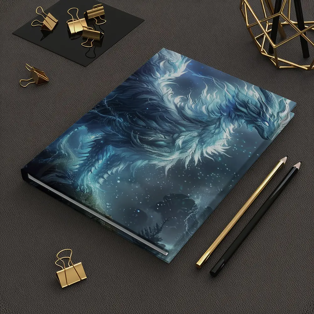 Glowing Fantasy Beast Mountain Forest Art – Notebooks