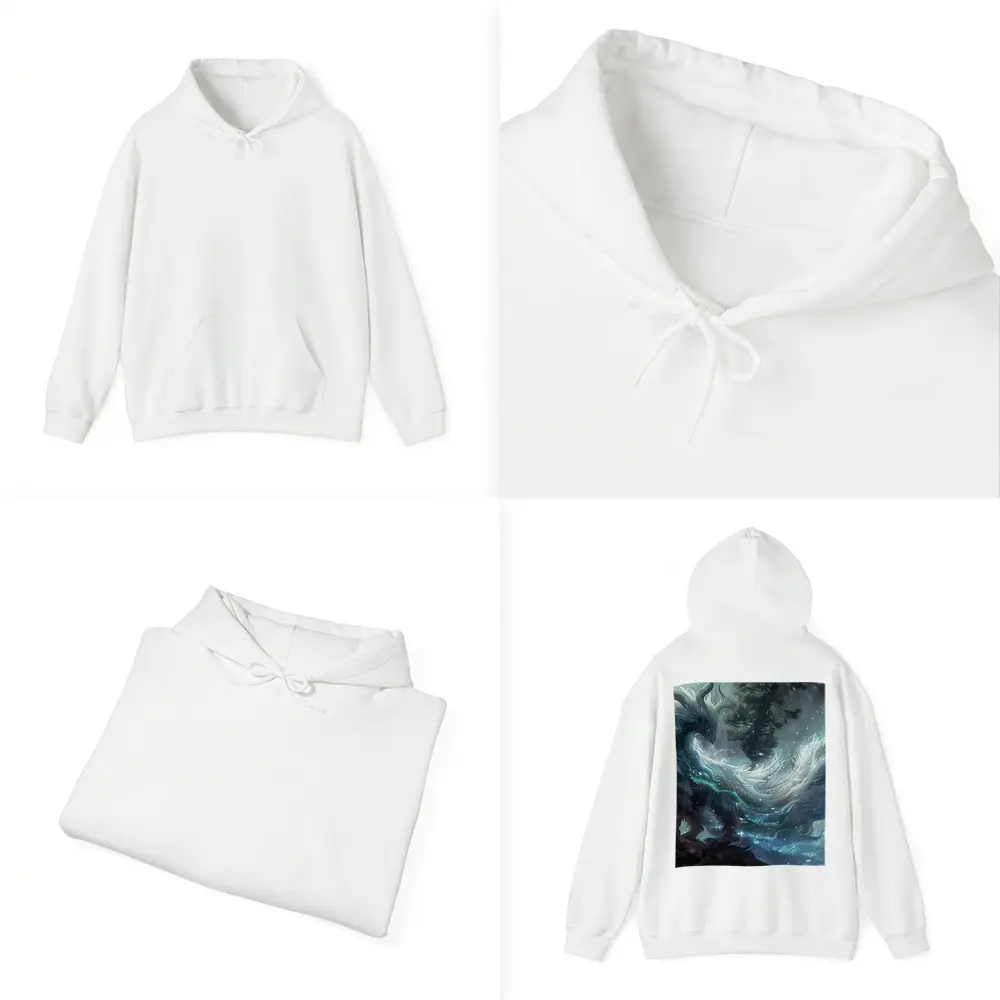 Fantasy Forest Spirit Dragon Dark Art – Hoodies