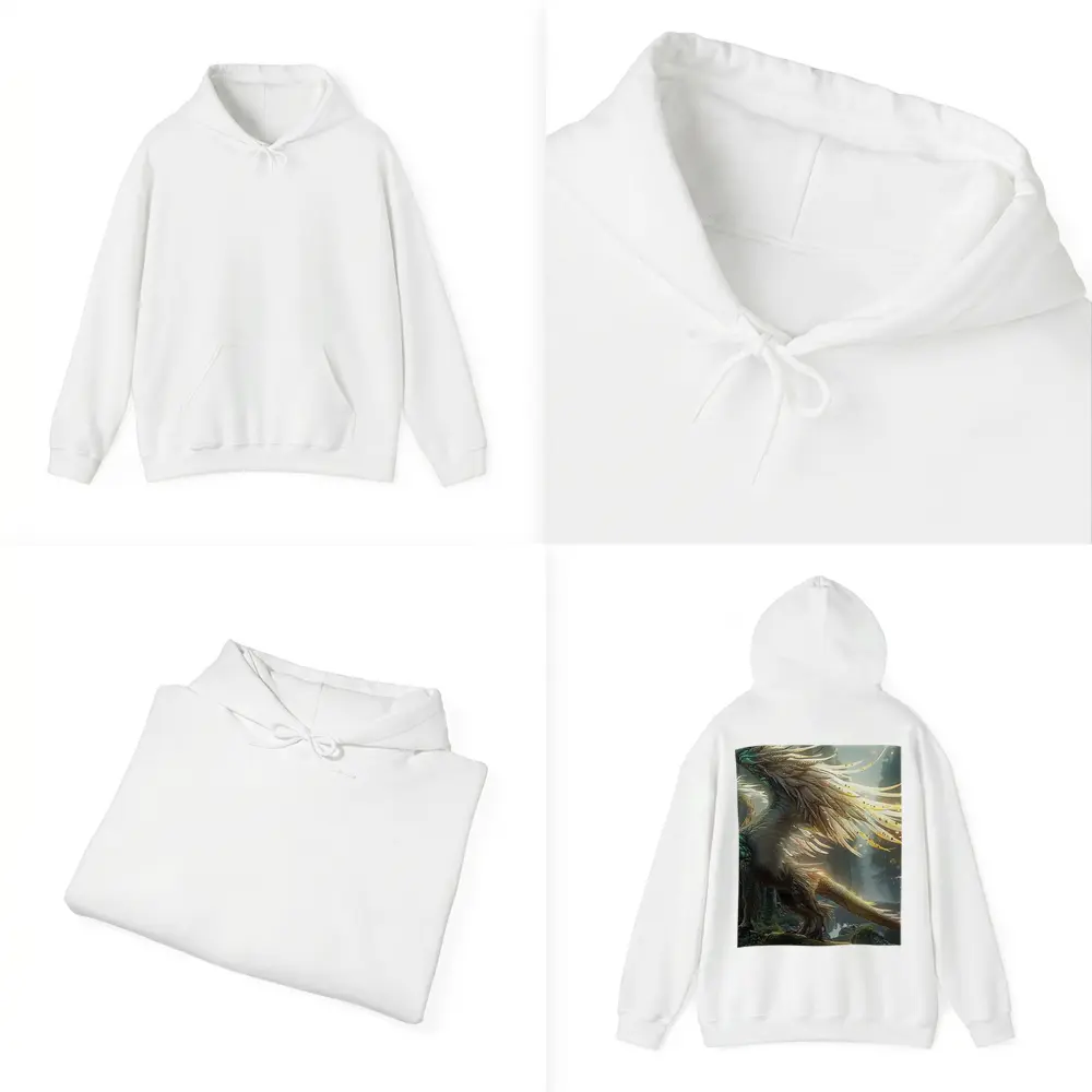 Fantasy Dragon Forest Magical Light Art – Hoodies