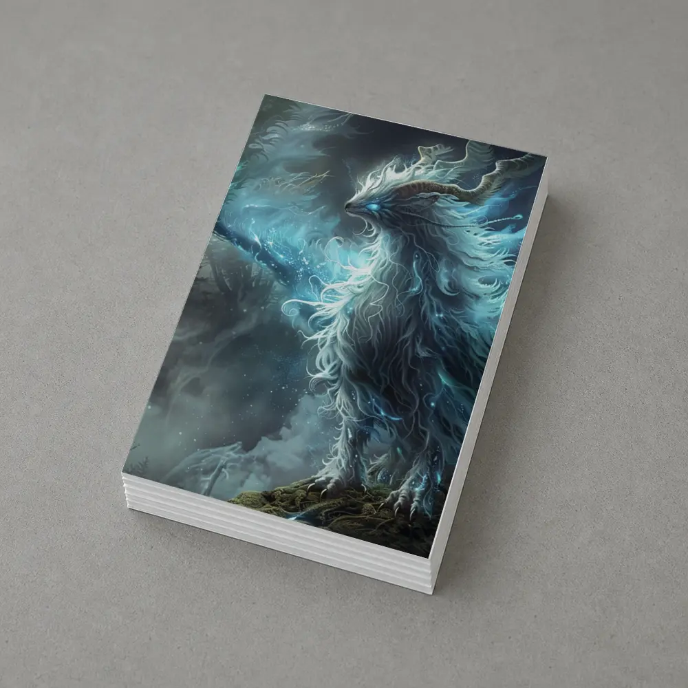 Mystical Fantasy Beast Glowing Forest Spirit – Postcards