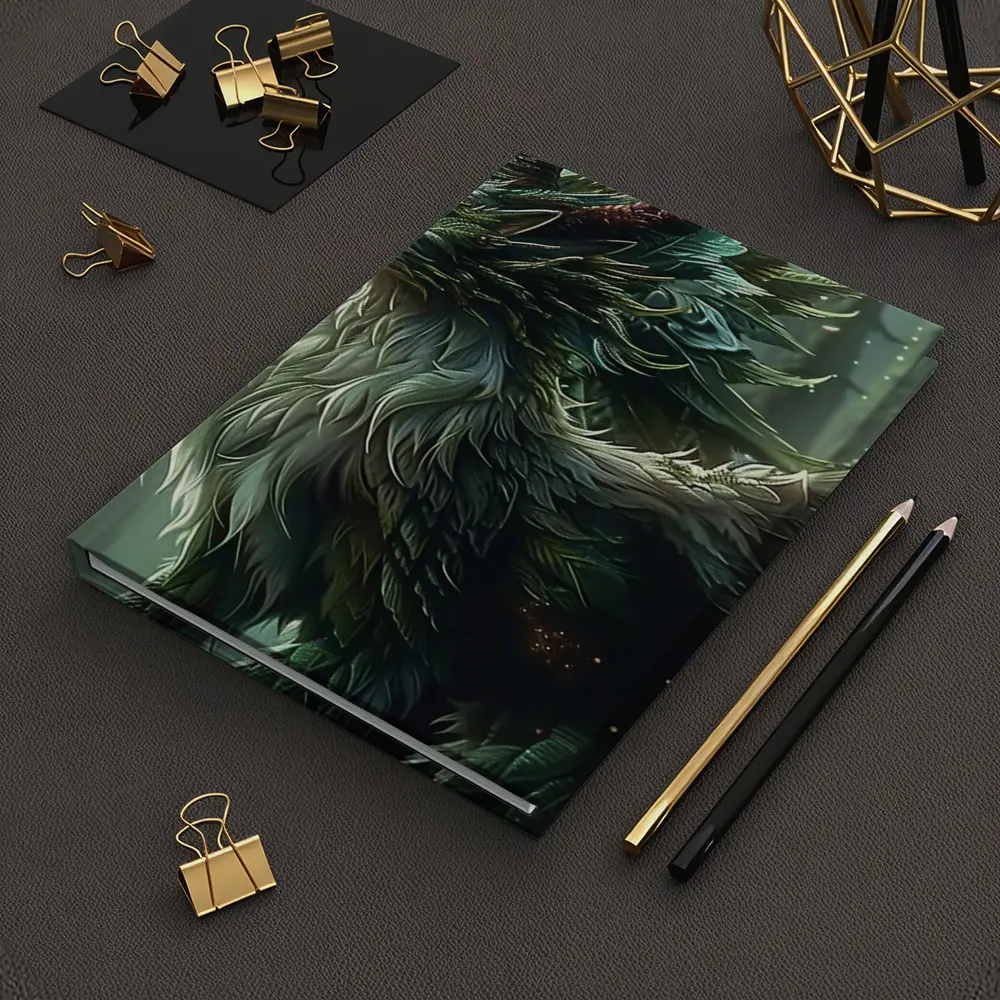 Fantasy Forest Dragon Spirit Creature Art – Notebooks