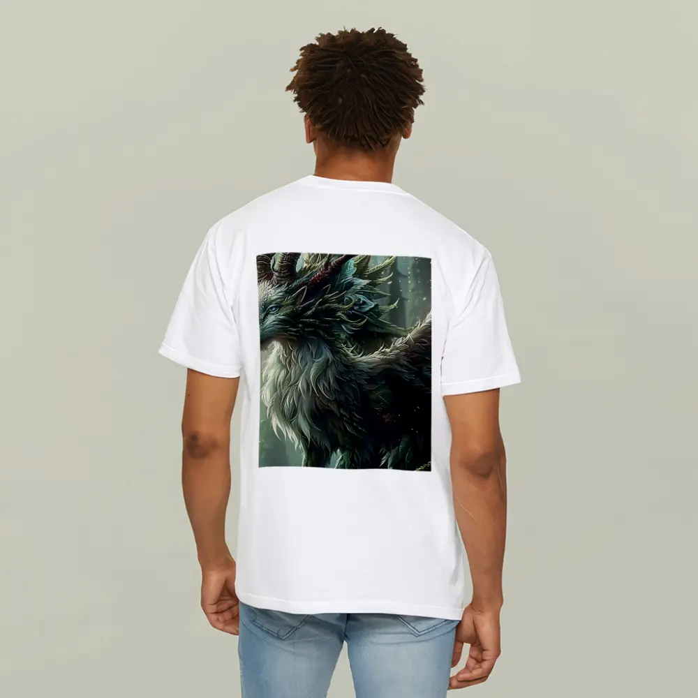 Fantasy Forest Dragon Spirit Creature Art – T-Shirts