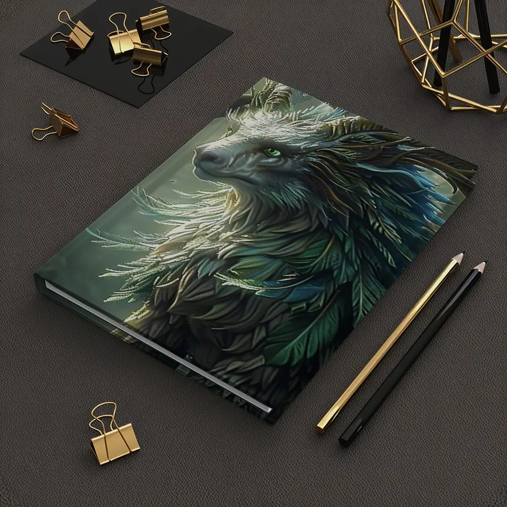 Forest Spirit Creature Misty Ancient Woods – Notebooks
