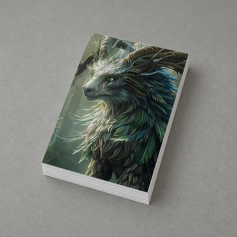 Forest Spirit Creature Misty Ancient Woods – Postcards