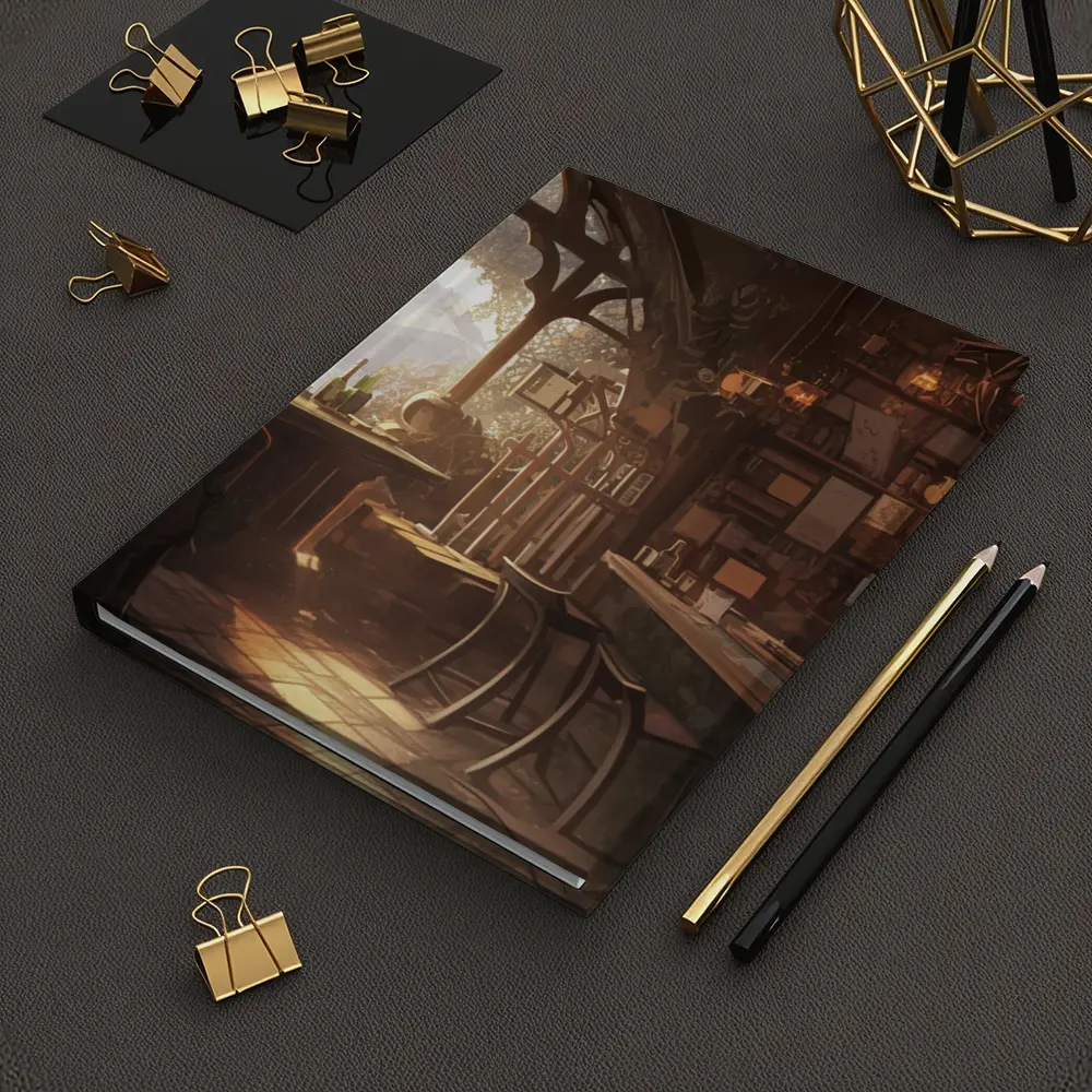 Fantasy Tavern Bar Scene Anime Art – Notebooks