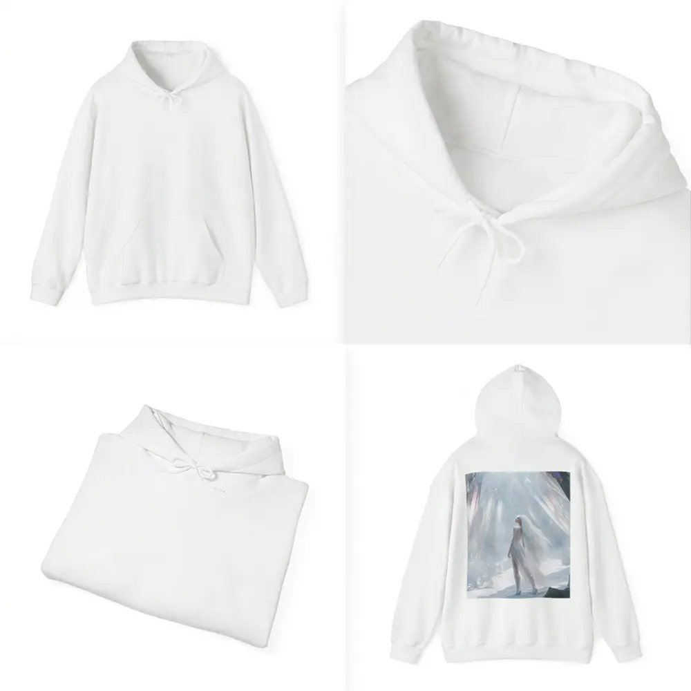 Ice Queen Fantasy Woman Crystal Cave Art – Hoodies