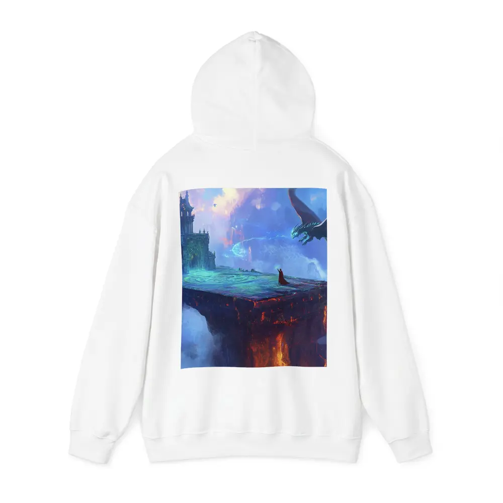 Dragon Wizard Floating Castle Fantasy Art – Hoodies