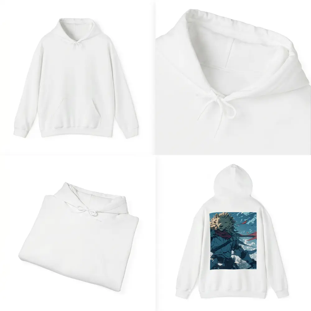 Lion Warrior Anime Knight Sky Battle – Hoodies