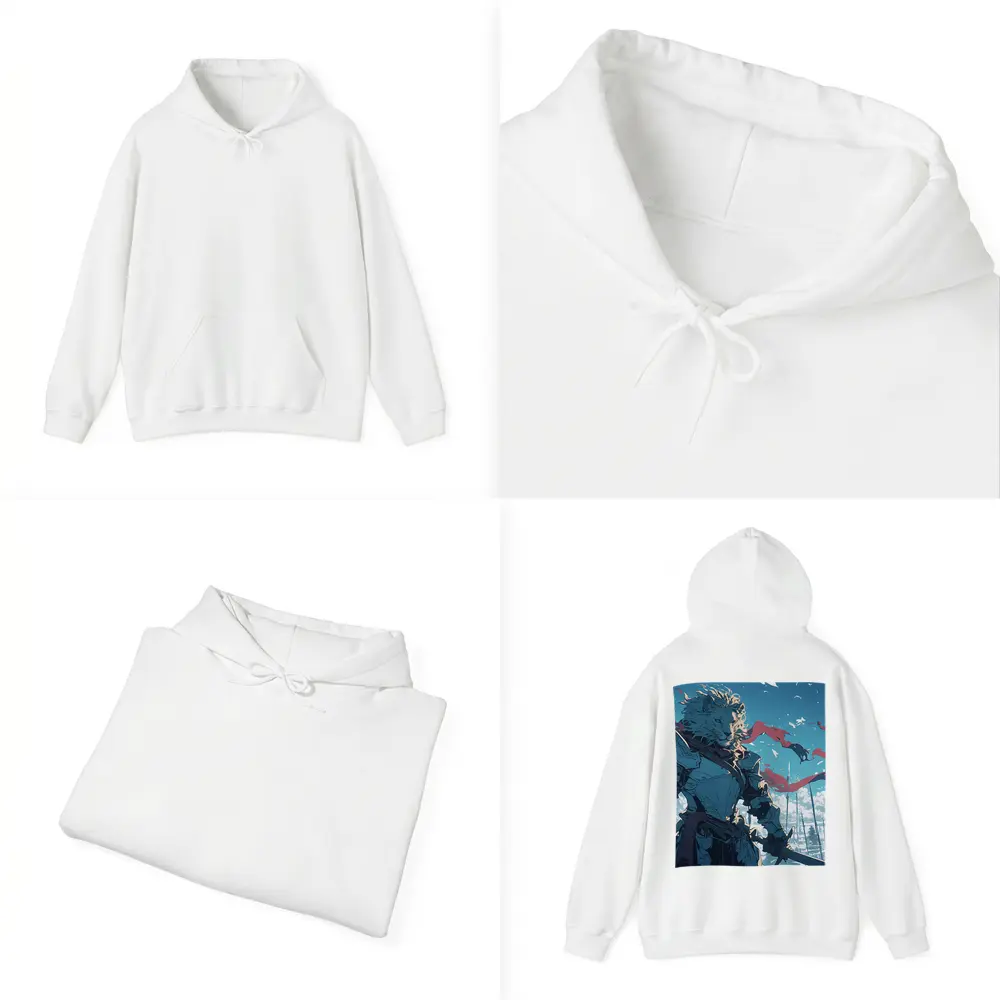 Anime Lion Knight Blue Sky Battle – Hoodies