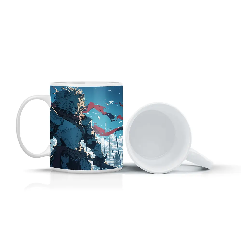 Anime Lion Knight Blue Sky Battle – Mugs